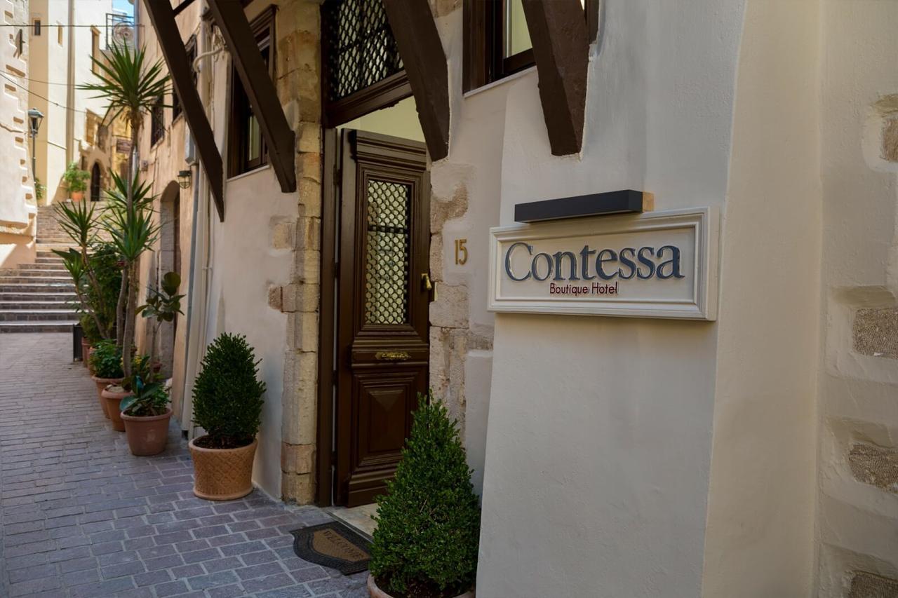 Elg Contessa Boutique Hotel Hriszí Aktí Haniá Kültér fotó