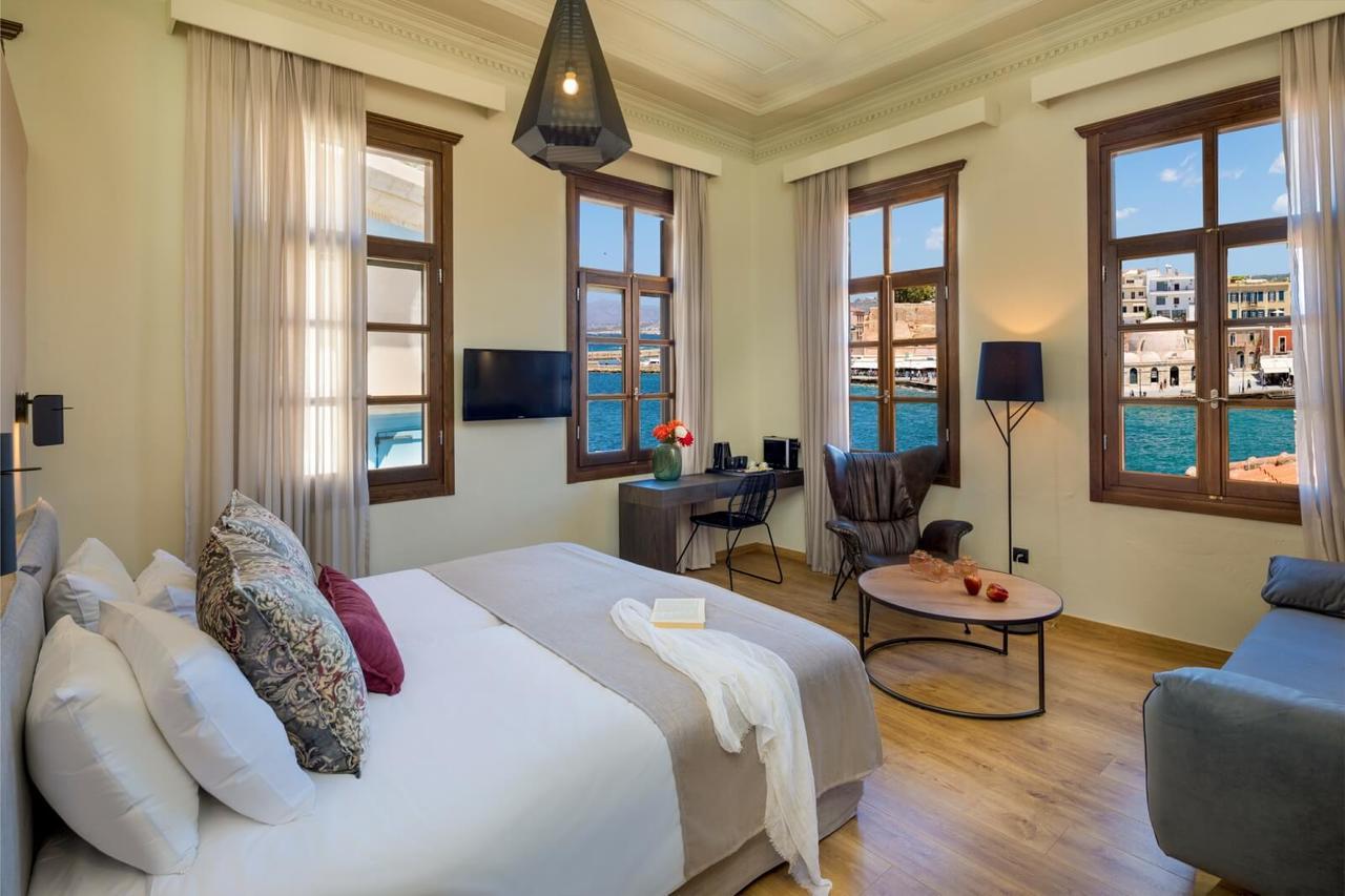Elg Contessa Boutique Hotel Hriszí Aktí Haniá Kültér fotó